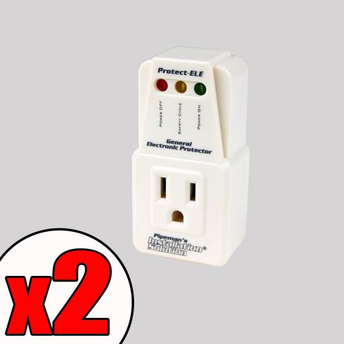 2-PACK General Electronics Surge Protector PROTECT-ELE voltage protector 1800W