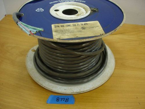 Belden 8778 6 pr 22AWG Shielded Cable Computer Audio 150 Ft New Partial Spool