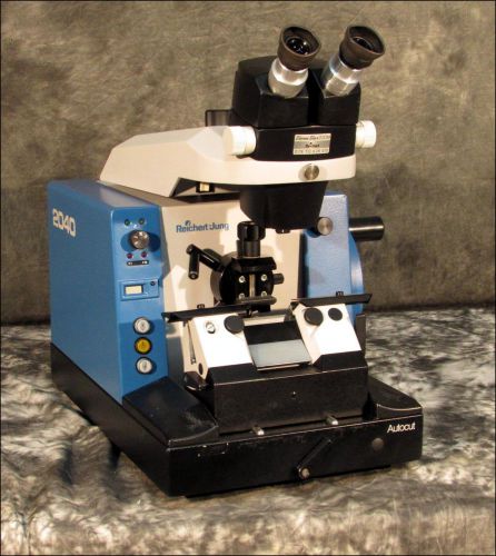 REICHERT-JUNG 2040 AUTOCUT MICROTOME W/ STEREO STAR ZOOM 570 MICROSCOPE