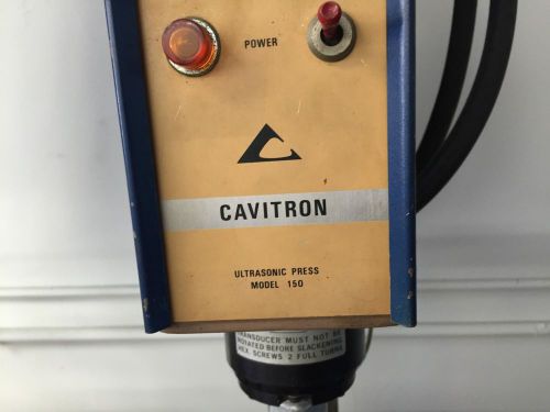 Cavitron Ultrasonic Press Model 150 with Ultrasonic Generator Model 70 PE