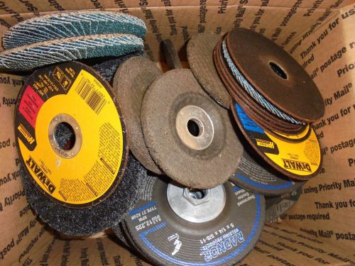 mixed box grinding wheels 4-1/2 in NEW 47 pieces