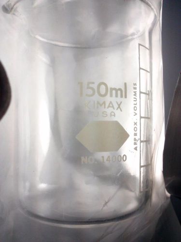 150 mL Kimax Beaker No. 14000 New Sealed