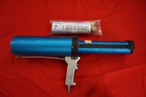 Anchor-it pneumatic adhesive / caulk gun with tube of powers ac100+ gold for sale