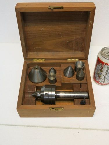 Exc. royal morse taper #3 interchangeable point live center set for sale