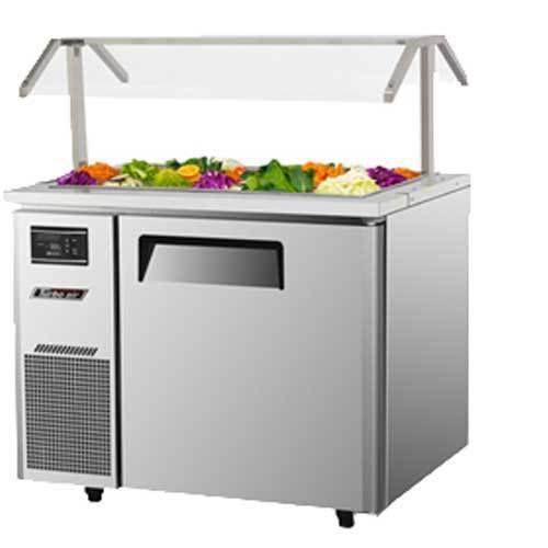 Turbo JBT-36 Refrigerated Counter, Salad Bar, 1 Stainless Steel Door, Includes (
