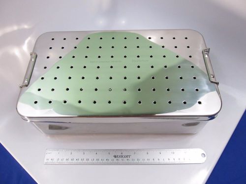 Instruments Sterilization Tray perforated 35x20x10cm German Steel KREBS