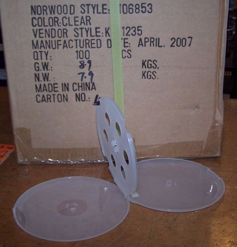 Lot of 25 Round Quad Multi hold 4 Discs DVD CD Case Box jewel