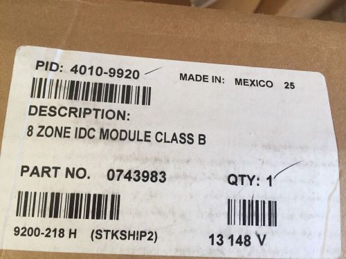 4010-9920 Simplex 4010 8 Zone IDC Module Class B