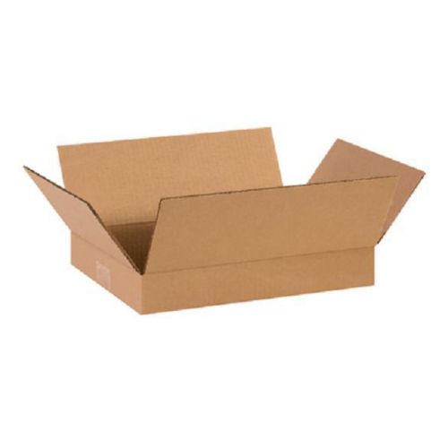 Corrugated Cardboard Flat Shipping Storage Boxes 14&#034; x 10&#034; x 2&#034; (Bundle of 25)
