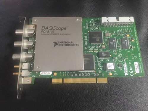 [National Instruments] PCI 5102 DAQScope PCI computer oscilloscope TESTED