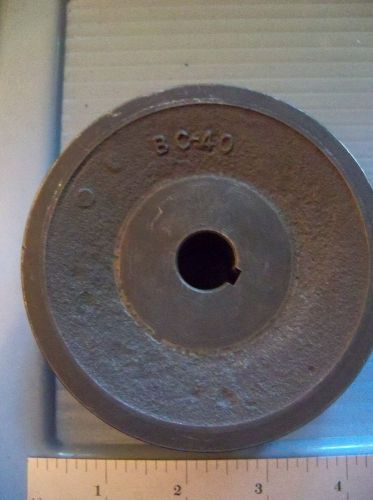 Bc-40 heavy single groove sheave pulley 5/8 bore for sale