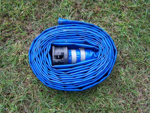 2&#034; x 24&#039; Trash Pump Hose Water Discharge w/ Cam Lock Quick Connect flood HOME