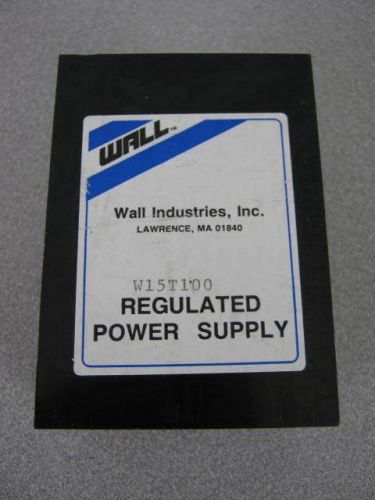 Wall Industries W15T100 Regulated Power Supply