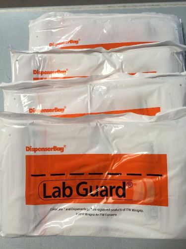 Lot Of (4) Packs Of DispenserBag Lab Guard 50count Each Bag, 200 Bags Total NEW