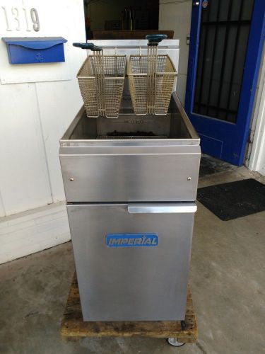 Imperial IF-40 Commercial Gas Fryer #1242