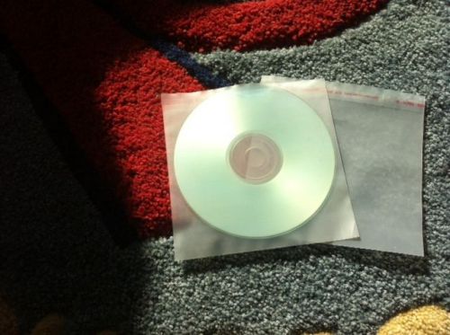 1000 NEW CD DVD POLY SLEEVE,FROSTY SEMI CLEAR HDPE(A) SALES