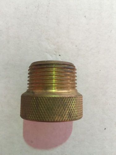 Brass Sprinkler Head Extension | 3/4&#034; Diameter x 1/2&#034; Long.