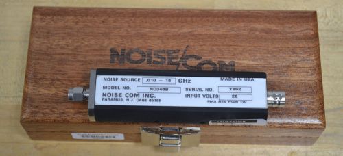 NoiseCom NC346B Noise Source 10Mhz-18Ghz, 15db ENR, Several Available