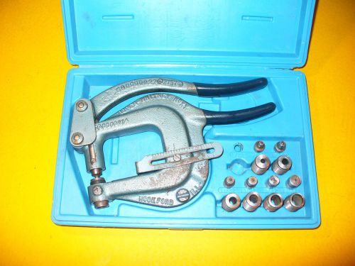 ROPER WHITNEY PEXTO SHEET METAL HOLE PUNCH FABRICATION *KIT* TINSMITH IRON WORK