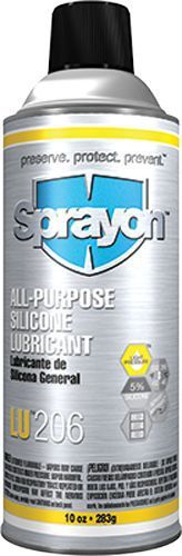 Sprayon lu206 all-purpose silicone lubricant aerosol 16oz for sale