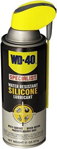 WD-40 300012 Specialist Water Resistant Silicone Lubricant Spray, 11 oz. (Pack