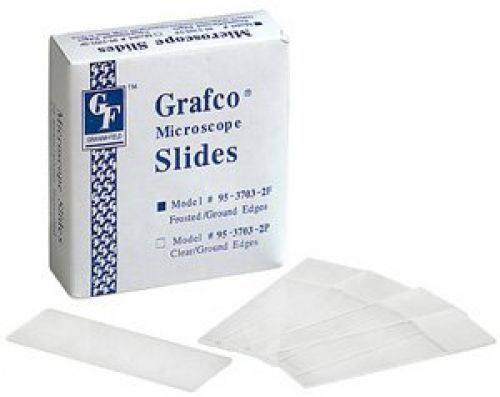 Microscope Slides Frosted, 3&#034;x1&#034; -Box of 144
