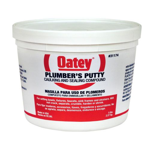 Oatey 31174 5-Pound Plumbers Putty
