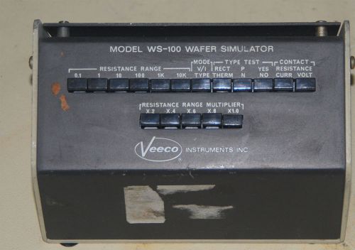 Veeco Instruments WS-100 Wafer Simulator