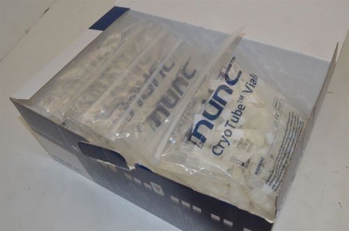 350pc thermo nunc 1.0ml starfoot conical cryotube vials 377224 for sale