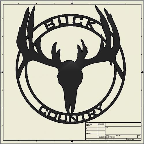 DXF File ( Buck Country )