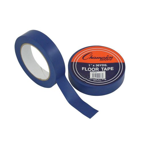 Champion sports floor tape - 1in x 36 yd. color: blue (1x36ftbl) for sale