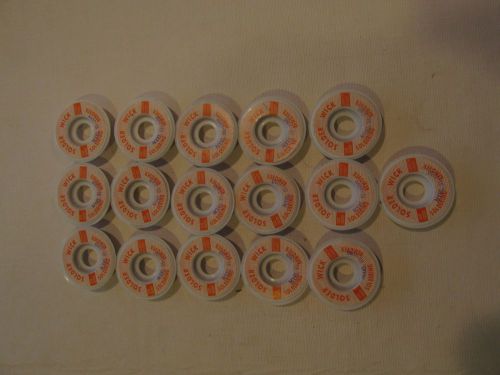 Lot of 28 - solder wick soldering remover 5 feet for sale