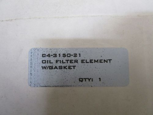 OIL FILTER ELEMENT W/ GASKET C4-3150-21 *NEW IN BOX*