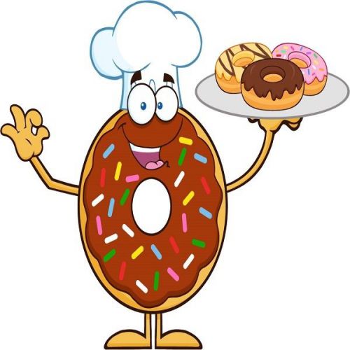 30 Custom Doughnut Chef Personalized Address Labels