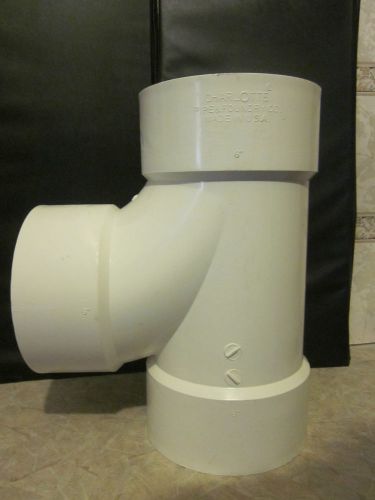 Charlotte 6-inch pvc sanitary tee fitting for sale