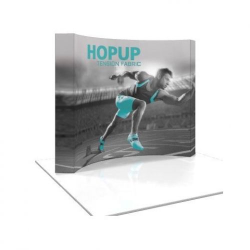 HopUp 10ft Tension Fabric Display - Curved