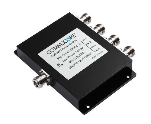 Commscope 4 way power splitter s-4-cpuse-l-n for sale