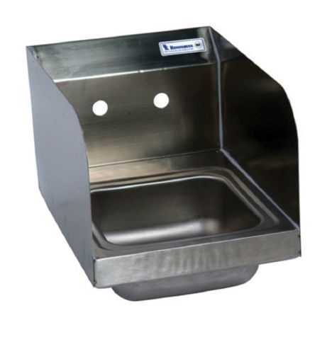 9&#034; x 9&#034; T-304 Stainless Steel Space Saver Hand Sink BBKHS-D-SS-SS