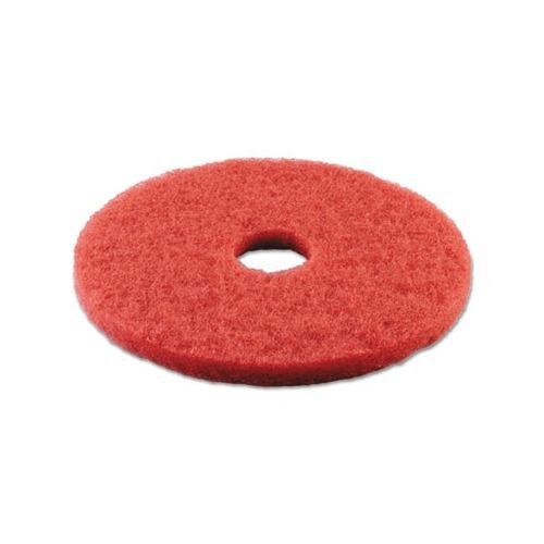 Premiere Pads Standard 13&#034; Red Buffing Floor Pads, Red, 5 Pads/Case (BWK4013RED)