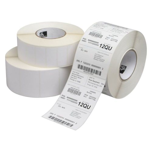 Zebra 10015364 z-select 4000d thermal label- 6&#034; x 4&#034; - 4roll- paper- white 7.5 for sale