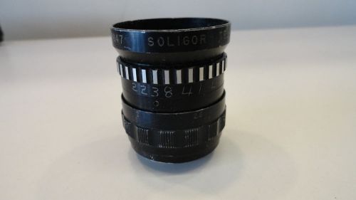 Lens 19: Soligor 25mm 1:1.9 TV Lens Television Lens