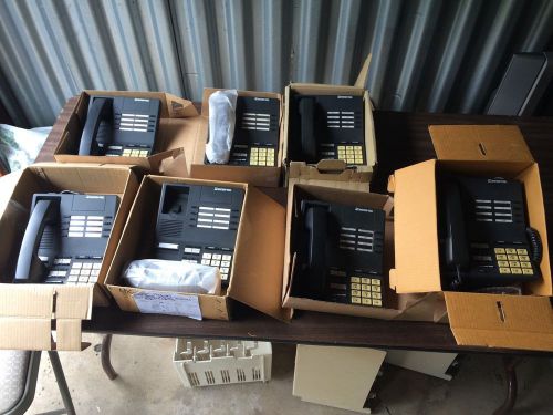 Lot of 7 Inter-tel Business Phones and Handsets Model 520.4300