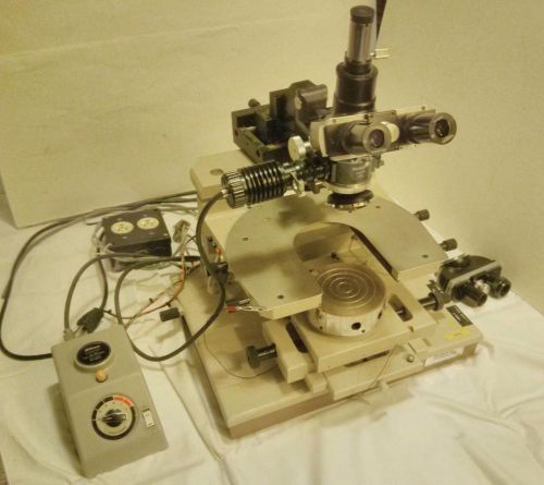 Probe Technology Manual Probe Station Nikon Trinocular Microscope + light