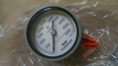 New weksler pressure gage 0 to 5000 psig 049x3-ea233pvfewbx / 6685-00-969-0028 for sale