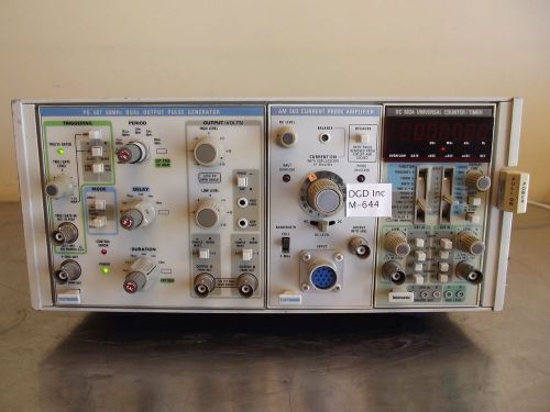 Tektronix tm504 mainframe w/pg507, am503 &amp; dc503a-powers up-looks good- m644 for sale