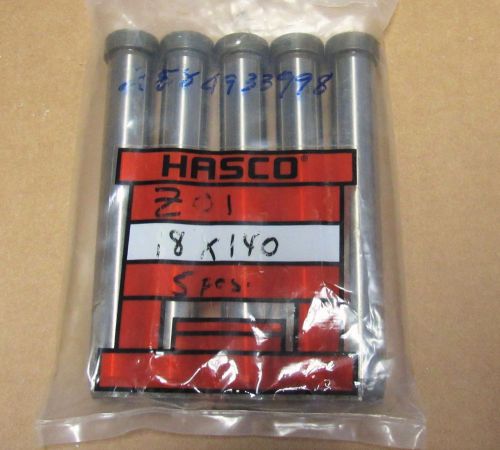 HASCO  NEW Precision  18 mm Dia X 140 mm injection mold Guide Pin 5 pcs lot