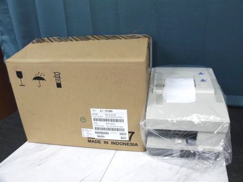 New in Box TOSHIBA IBM 4610-2CR Receipt POS Printer/Check Scan Pearl White!