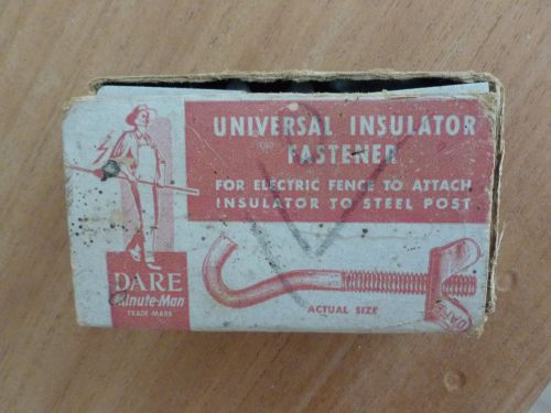 Vintage DARE Minute Man trade mark UNIVERSAL INSULATOR FASTENERS box of 18