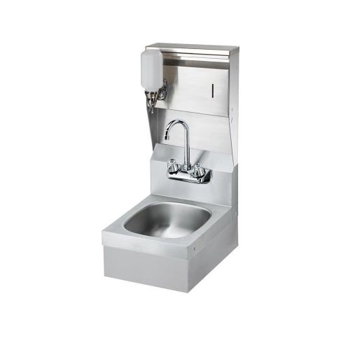 Krowne HS-37 Space Saver Hand Sink wall mount 12&#034;W x 17&#034;D x 24&#034;H O.A.