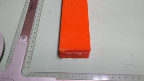 1-1/2&#034; x 2-1/4&#034; X 38&#034;  URETHANE / POLYURETHANE 80 A ORANGE BAR P/N 11382